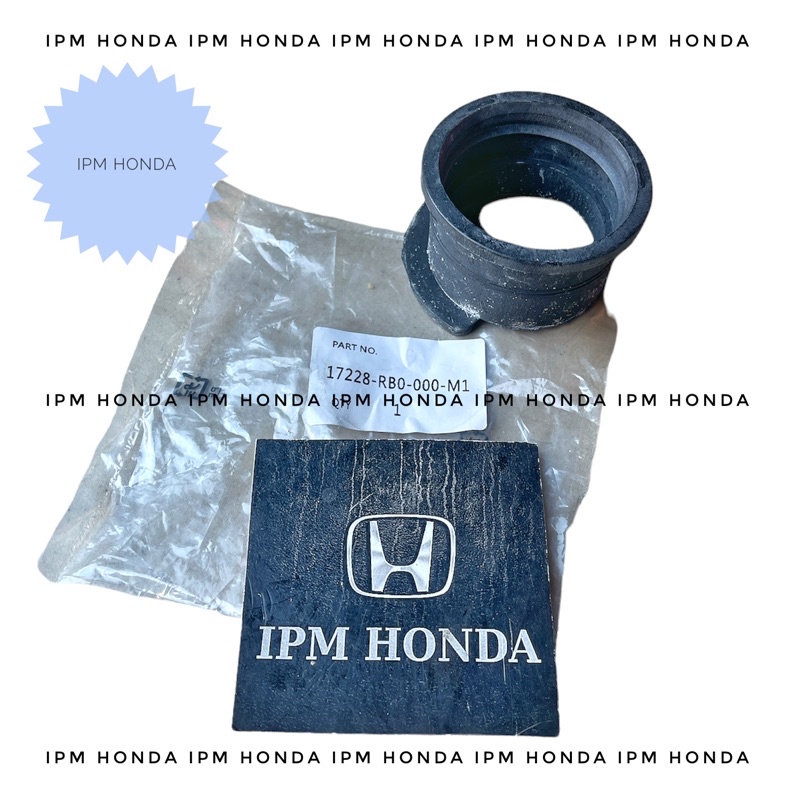 17228 RB0 Karet Selang Hawa Air Flow Tube Joint Throttle Rubber Saringan Filter Udara Honda Jazz S RS GE8 City GM2 Freed BRV Brio Mobilio HRV 1.5 1500cc