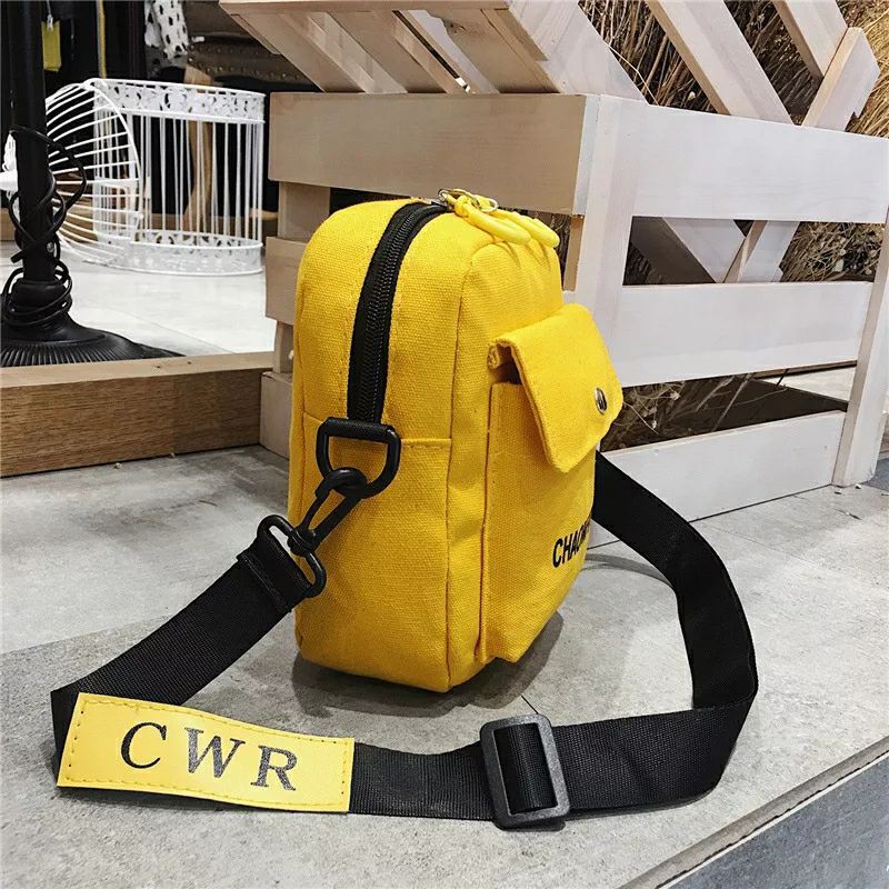 dem_sare - LDS025 Tas selempang Anak Mini Unisex kanvas Chaomfir Tas Mini Selempang Slingbag Mini Tas Selempang &amp; Bahu Wanita Tas Selempang Kecil Gaya Wanita