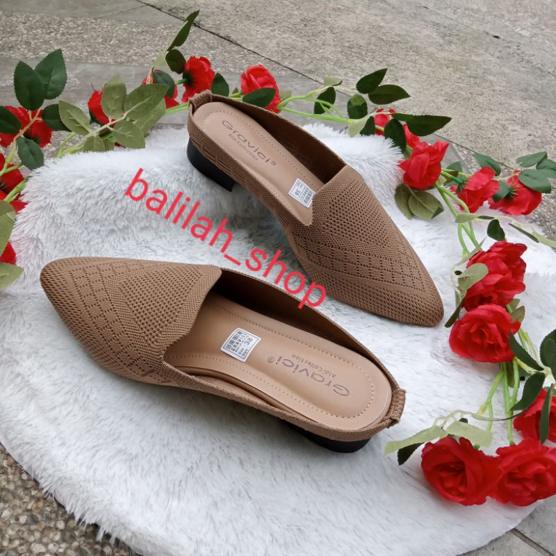 Sandal Terbaru Wanita ESPE  07, Slip On Mules Wanita