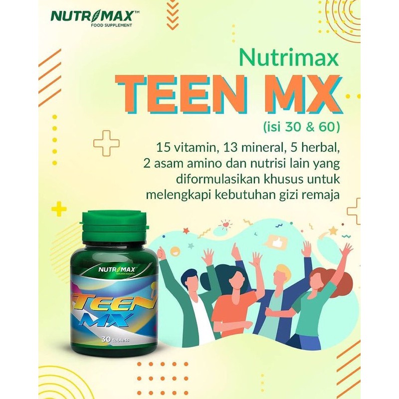Nutrimax Teen MX Multivitamin Remaja Penambah Tinggi