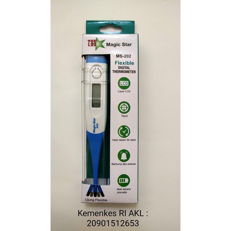 Thermometer Digital Flexyble / Alat ukur suhu badan / Magic Star