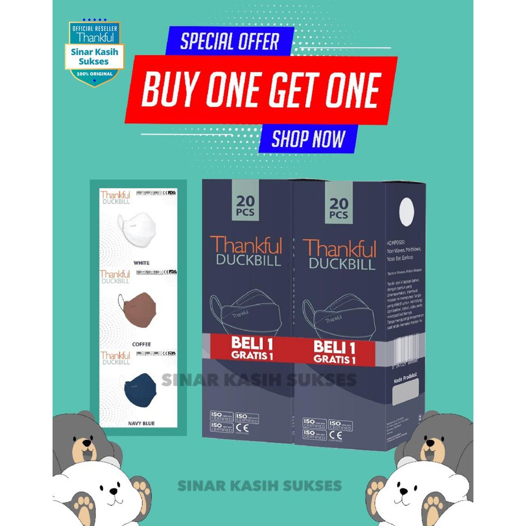 masker thankful duckbill