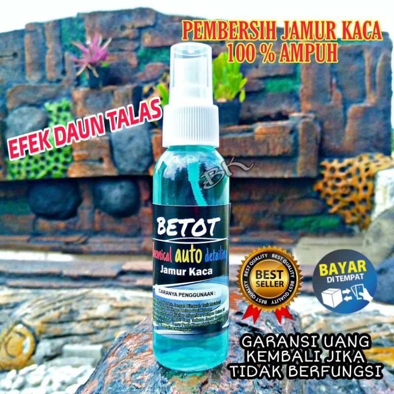 Pembersih jamur kaca mobil / Penghilang jamur kaca depan mobil / penghilang kerak jamur kaca efek daun talas ukuran 100 ml