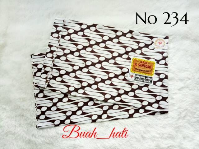 KAIN JARIK SANTOSO GADING MAS / KAIN BATIK WARNA GADING