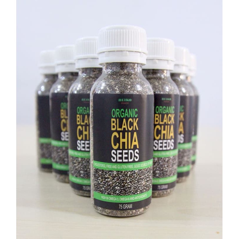 

Black Chiaseed Chia Seeds Organic 75gr Biji Chia Hitam Organik