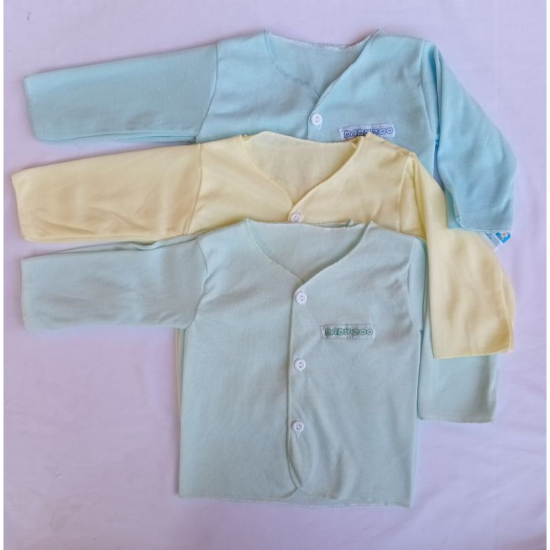 6 pis baju lenggan panjang baby zoo lebl 0-6 bulan