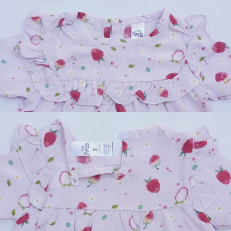 3-24 bulan CARLA DRESS BONET dress baby dress bayi baju anak baju bayi