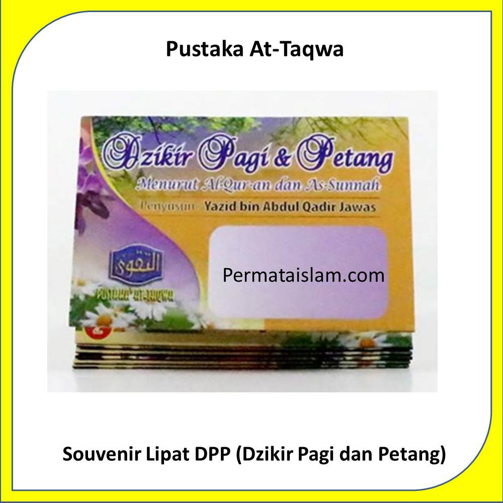 Souvenir Dzikir Pagi Dan Petang Lipat Pustaka At Taqwa Shopee Indonesia