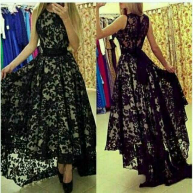 MIDI DRESS / Dress Sexy import / dress imlek / longdress korea / Dress Brokat / longdress pesta