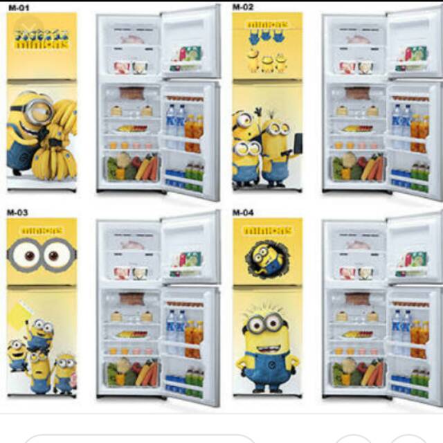 Sticker kulkas 2 pintu