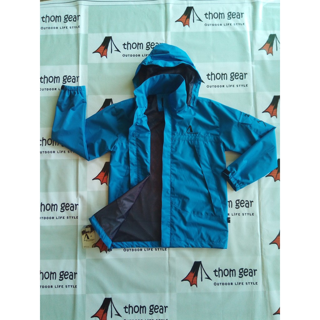 Thomgear Jaket Waterproof Pelvoux Ultras 2.5 Tahan Air Tahan Angin Wind Breaker Jaket Anti Air