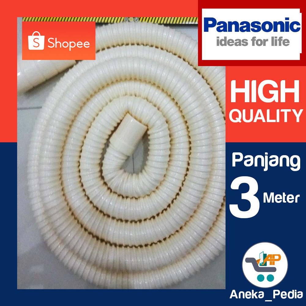 3 Meter Selang Drainhose Pembuangan Mesin Cuci  Otomatis 1 Tabung PANASONIC