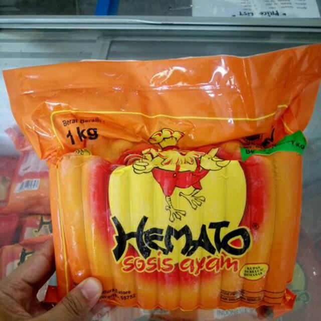 

HEMATO Sosis Ayam 1kg 40pcs