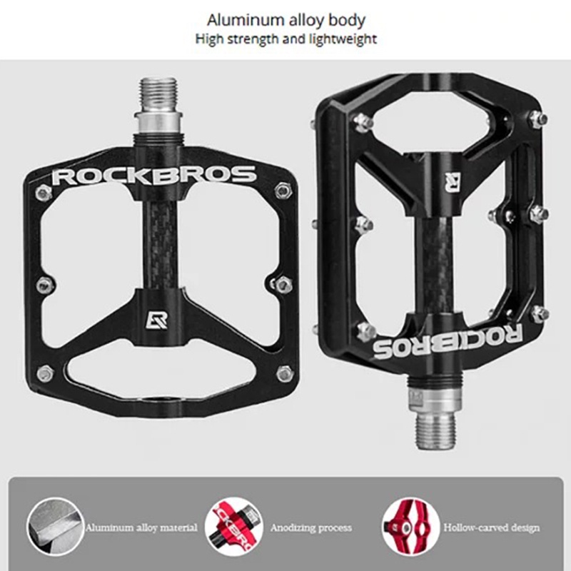 ROCKBROS 2017-12E Pedal Sepeda Bicycle Pedals Non Slip