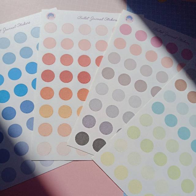 

[JJM-01] Stiker Bujo - Bullet Journal - dekorasi - dot washi sticker