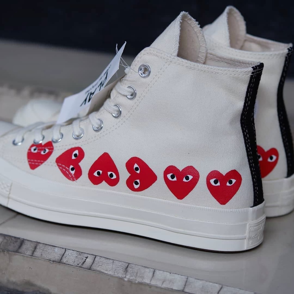 CDG x Converse Chuck Taylor 1970s Hi &quot;Multi Heart&quot; CT 70 CT 70s