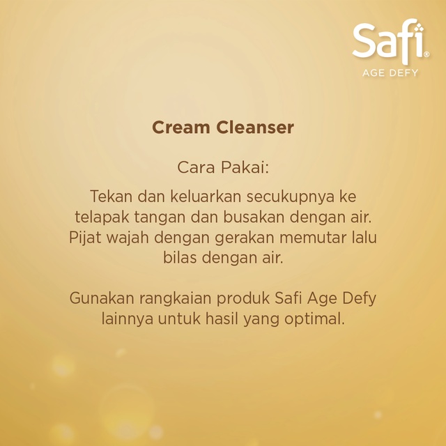 SAFI Age Defy Cream Cleanser