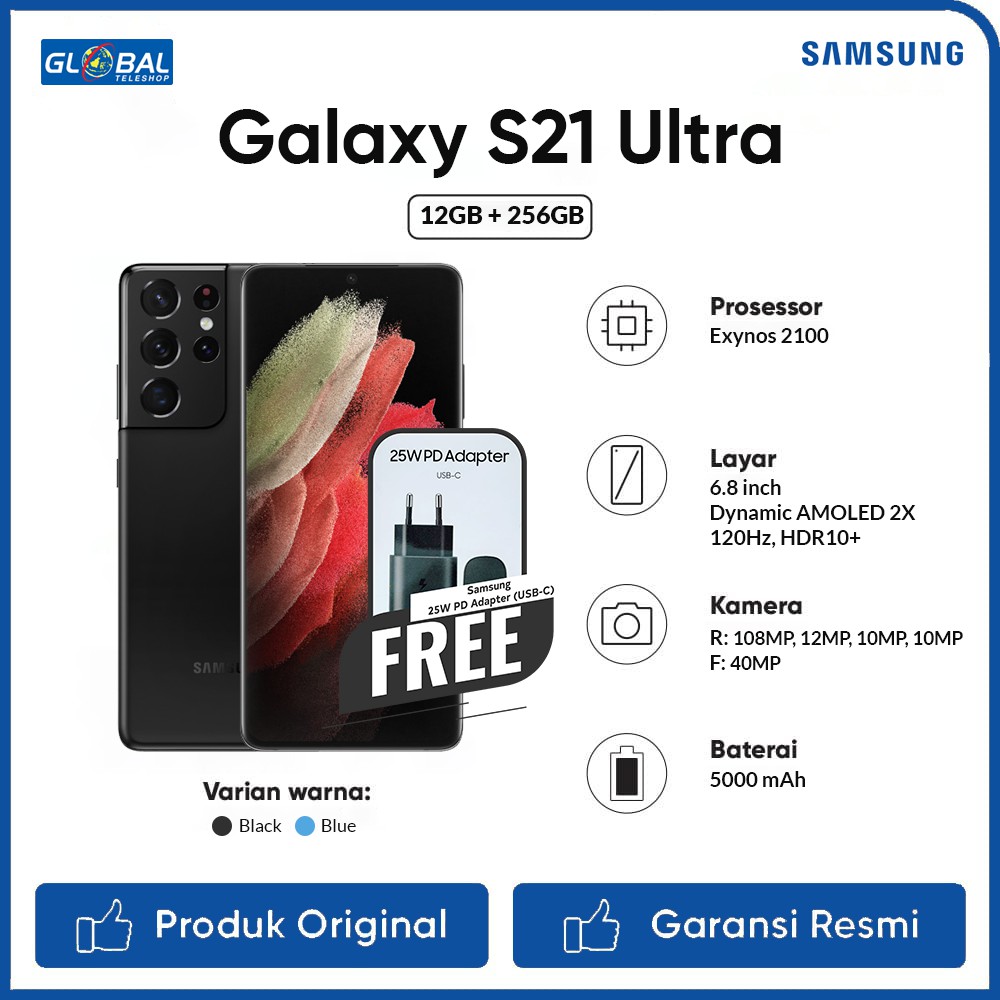 Samsung Galaxy S21 Ultra Smartphone [12/256GB]