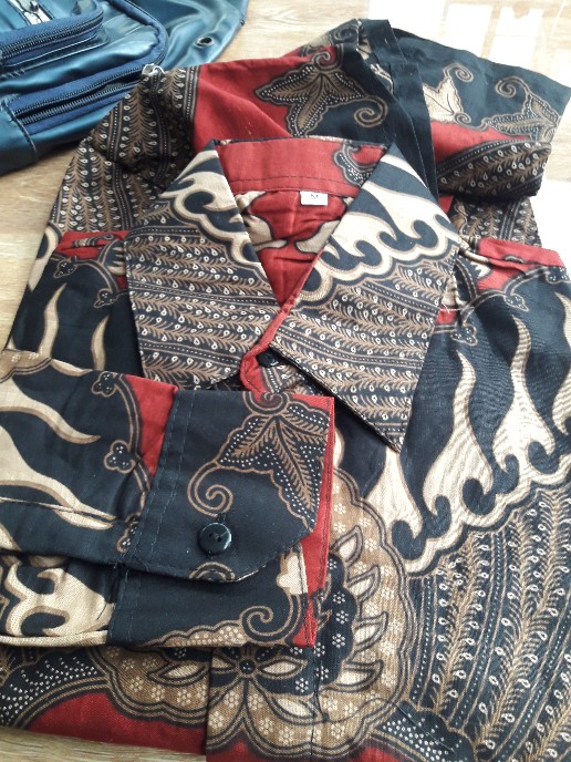 Size M L Xl Xxl Bswart Batik Hrb026 Kenongo Hem Pendek Padi Pekalongan M L Xl Batik Pria Murahl