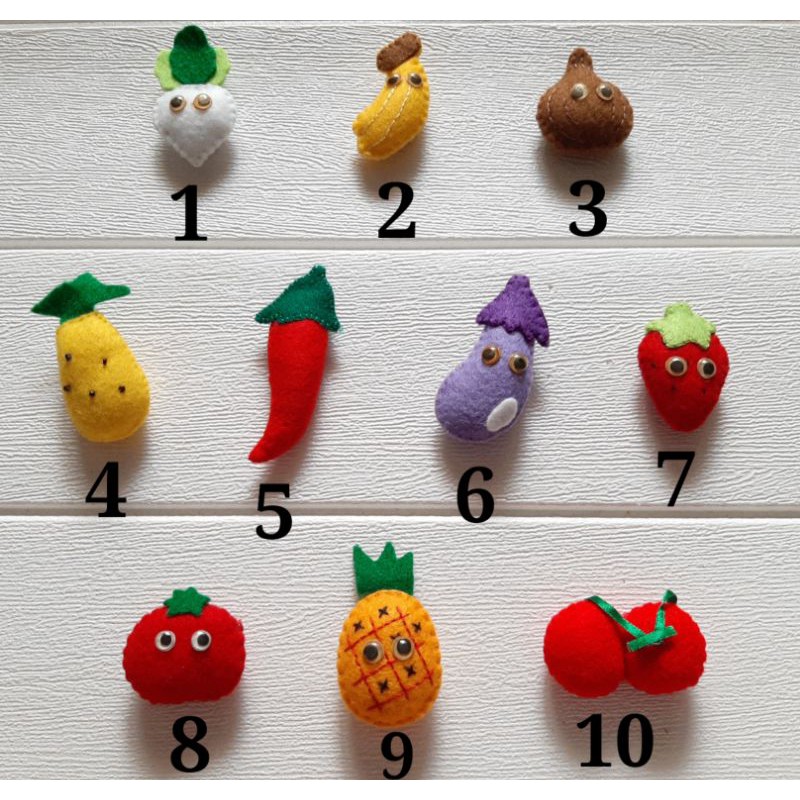 Tempelan Kulkas Flanel Craft Shopee Indonesia