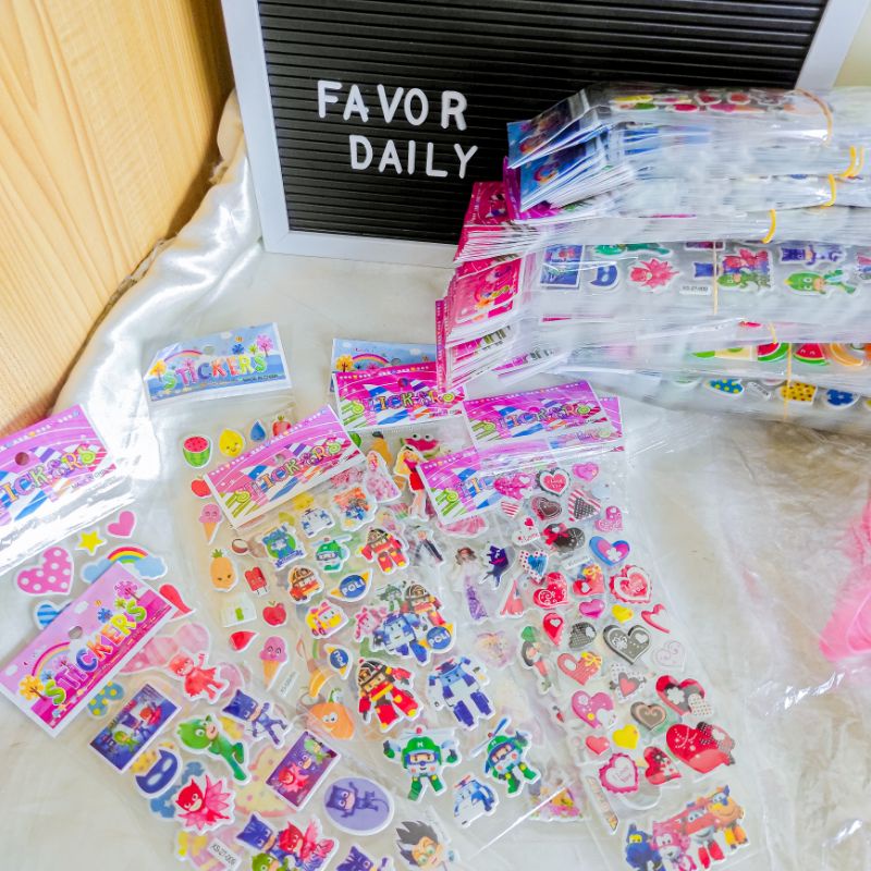 

STICKER TIMBUL ANAK STICKER 3D ANAK MURAH MERIAH READYSTOCK FAVOR DAILY | STICKER PJMASK STICKER BARBIE STICKER PRINCESS STICKER LOVE STICKER BUAH STICKER SUPERWINGS STICKER TIMBUL MURAH READYSTOCK