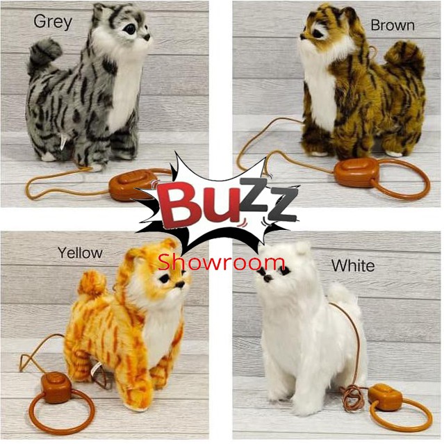  Mainan  Anak Boneka  Kucing  Berjalan Bergerak  Kucing  Gerak 
