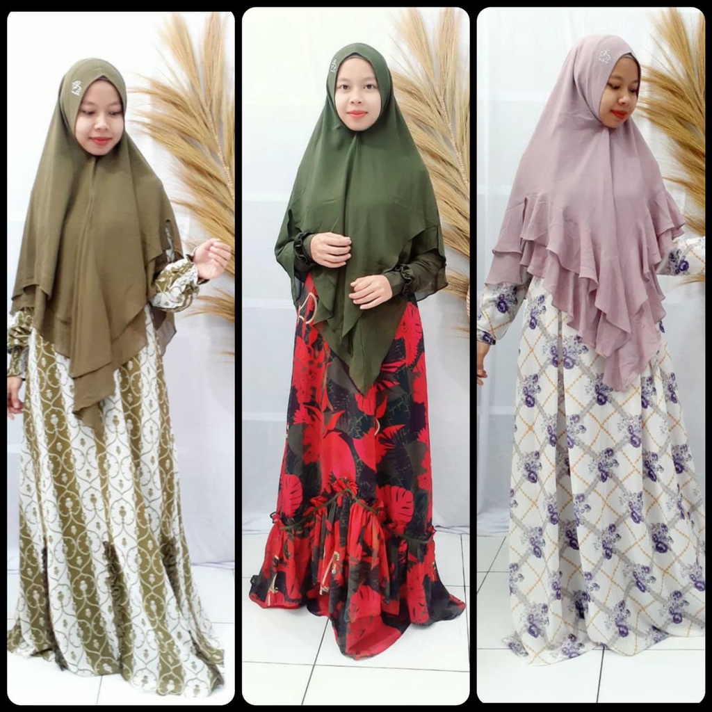 [CHAYRA SYAR'I]  GAMIS SYARI / DRESS SET ORIGINAL " ABIGAIL / ORVA / CALANTHA" By Chayra Syari / CR 