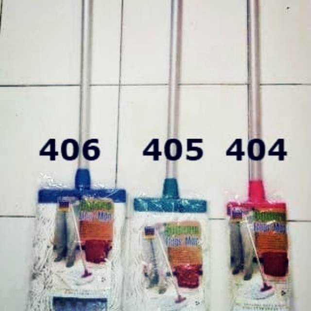 Square Floor Mop Alat Pel Lantai dengan Gagang Nagata 406