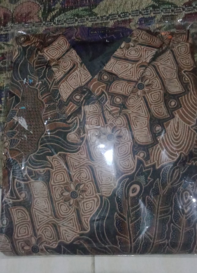 Pranoto Kemeja Batik Pria Full Furing Bahan Katun Sragenan