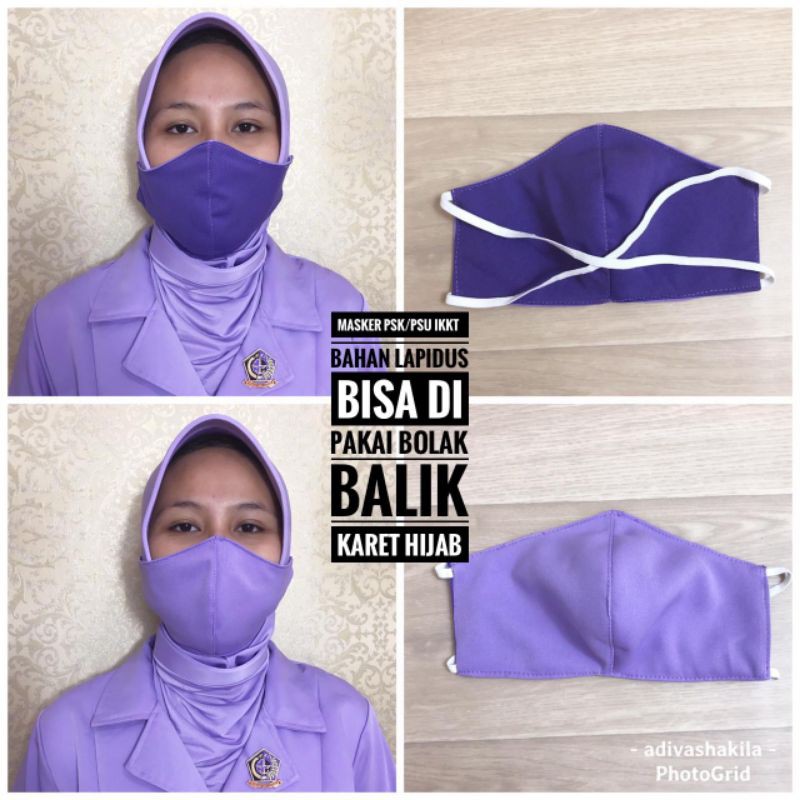MASKER KAIN LAPIDUS IKKT PSK DAN PSU BOLAK BALIK