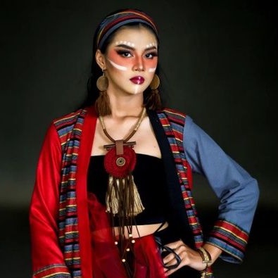 kalung rajutan aksesoris wanita etnik