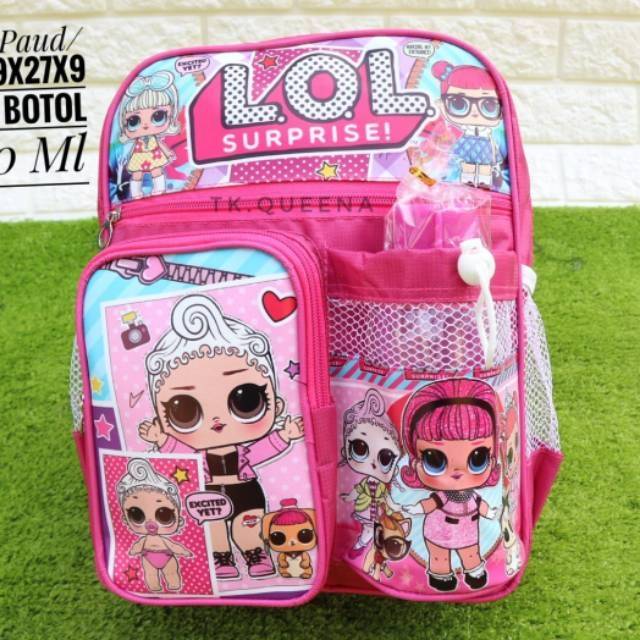 Tas sekolah karakter PAUD TK / tas anak cewek / tas anak tk