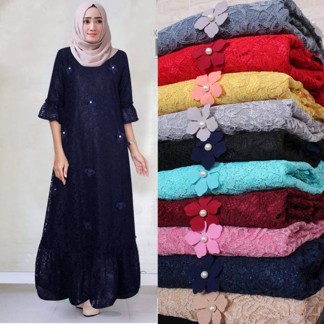 GAMIS  WANITA DEWASA NADIRA Navy