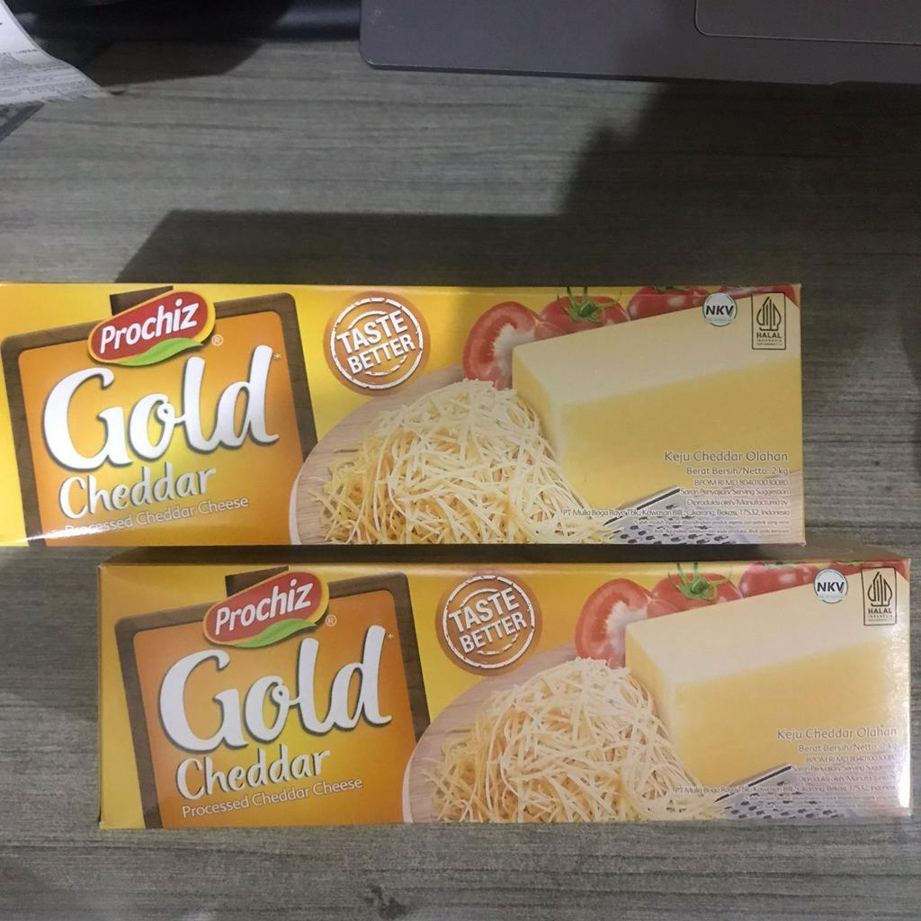 

(11-R) Keju Prochiz Gold Cheddar 2kg Termurah MYCHIZ