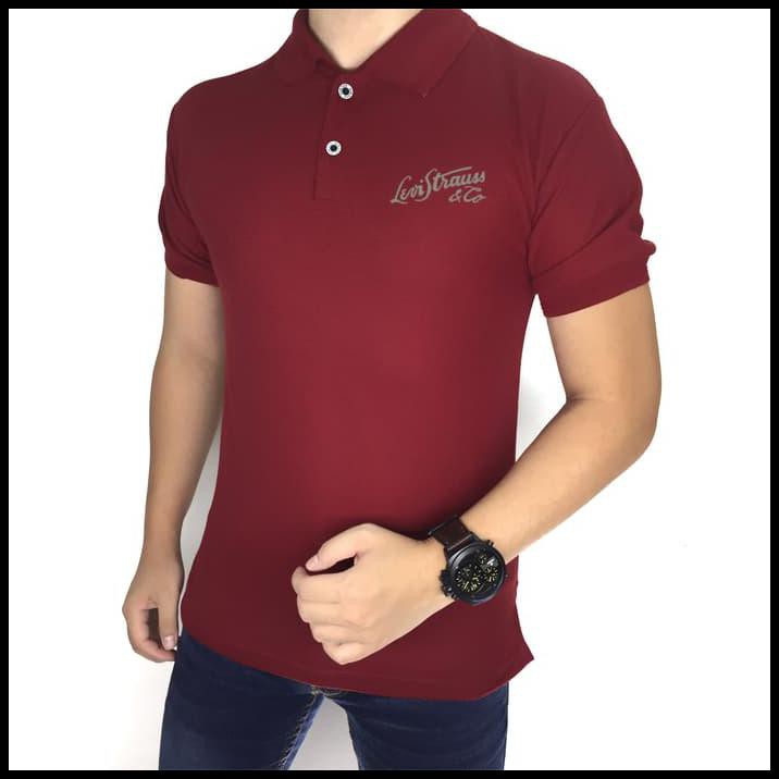 70NX SALE PROMO POLO SHIRT PRIA LEVIS / KAOS POLO KERAH WANGKI SHIRT 55AW