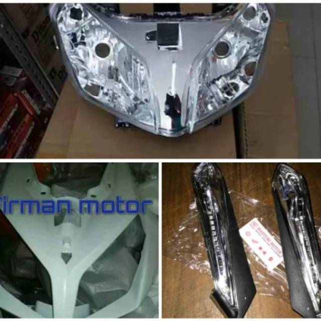 Tameng reflektor lampu vario techno 110