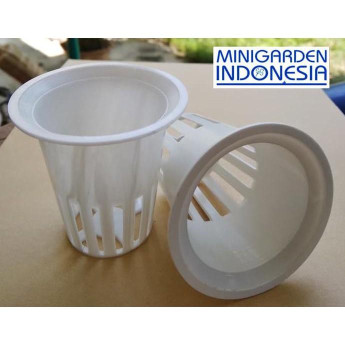 Jual Mantap!! Netpot / Net Pot / Pot Semai Hidroponik Putih 5 Cm Import