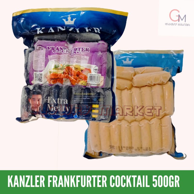 

KANZLER FRANKFURTER COCKTAIL 500GR SOSIS AYAM COCKTAIL SOSIS KENZLER