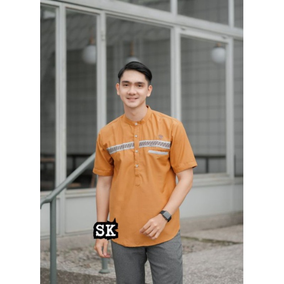 Koko Kurta List FF Dewasa Lengan Pendek Katun Premium