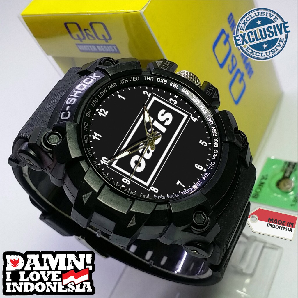 (EXCLUSIVE ) JAM TANGAN OASIS WATER RESIST FREE BOX DAN BATREI - NO.3