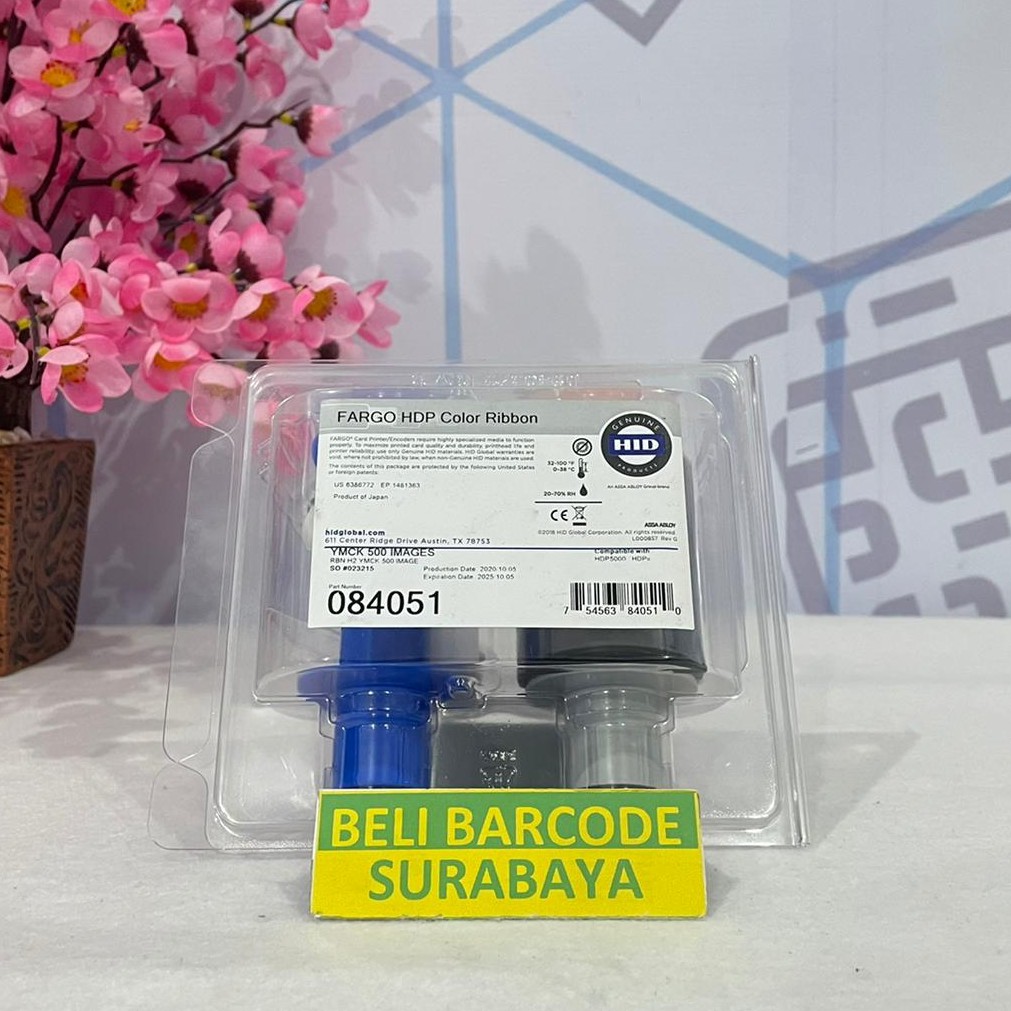 RIBBON FARGO HDP YMCKO (COLORS) PN: 84051 ( 084051) 500 IMAGES
