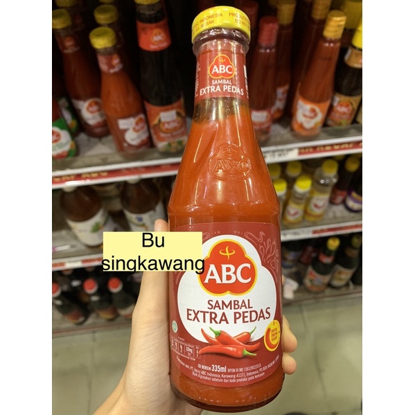 

Sambal ABC extra pedas botol 335ml