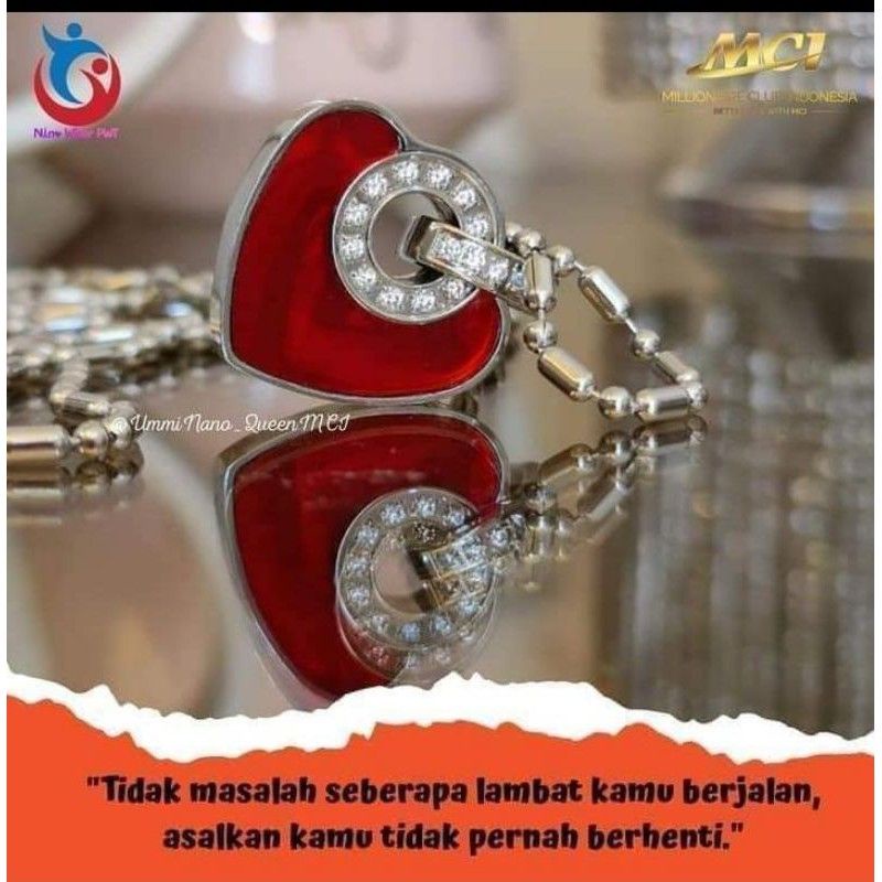 [TERBARU] KALUNG BIOCARBON HEART RED MCI | HEART BLUE MCI | KALUNG KESEHATAN | KALUNG ANTIRADIASI