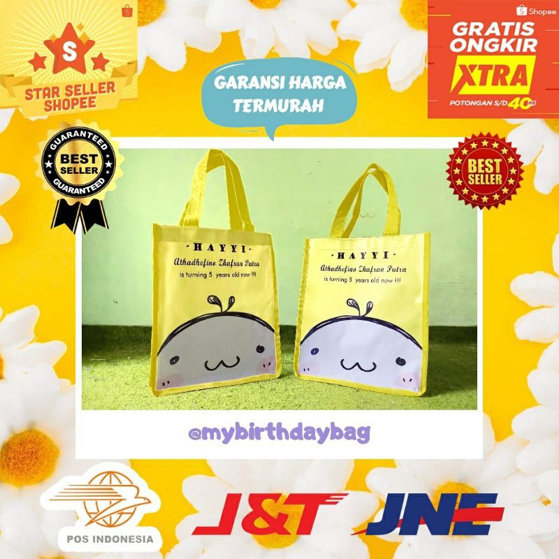 Goodiebag / Totebag / Hampers / Tas Souvenir Termurah / Cute Goodiebag / Tas ultah lucu-Tas