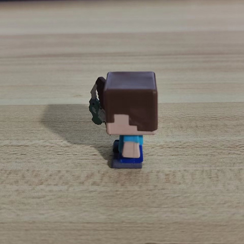 Mainan Action Figures Mini Model Minecraft Untuk Hadiah Anak