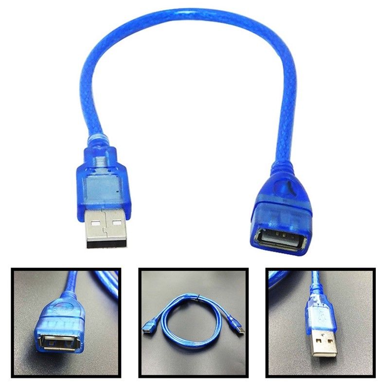 Kabel Extension Usb 2.0 Male Ke Female Kecepatan Tinggi Panjang 480m