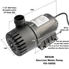 RESUN PG 18000 PG18000 Pompa Celup Sea Lion Water Pump Submersible