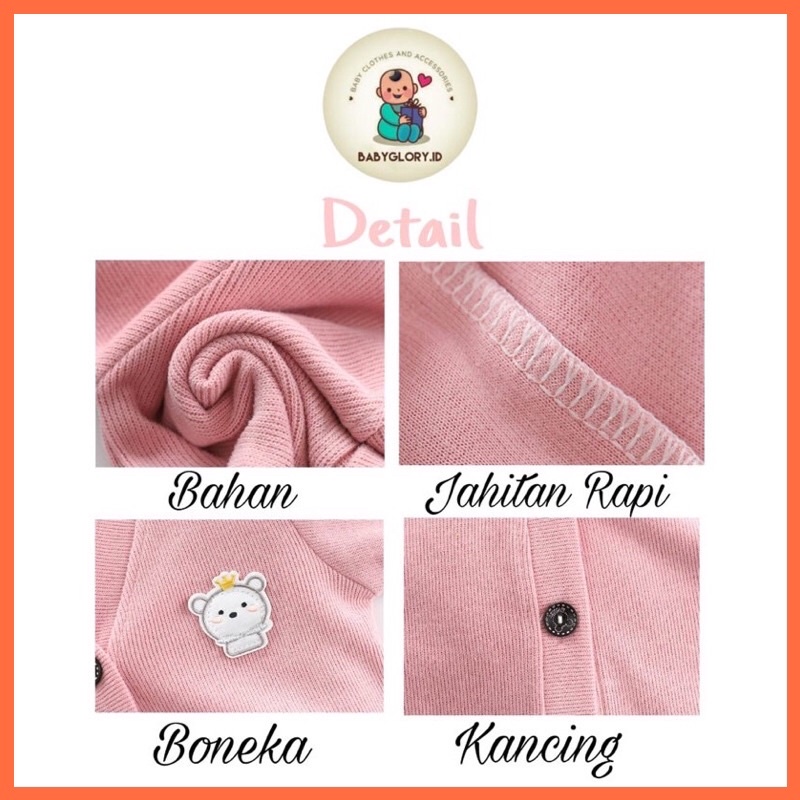 Babyglory.id✨Cardigan Anak Bayi Rajut Premium 100% Import GRADE A / Hoodie / Jaket Anak / Bayi