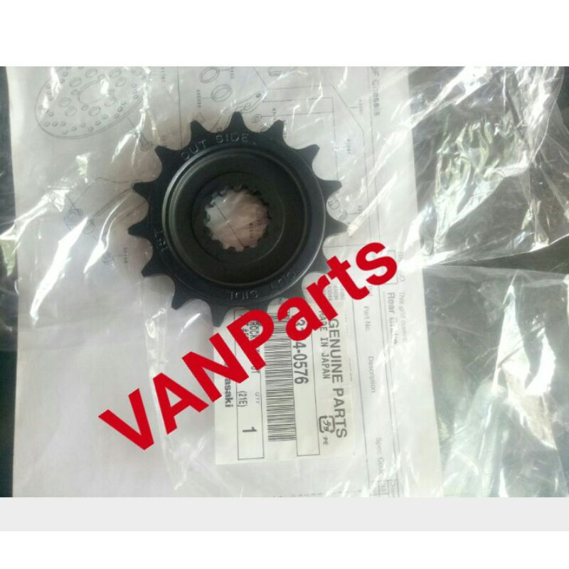 Gear Gir depan ER6 Ninja 650 original kawasaki