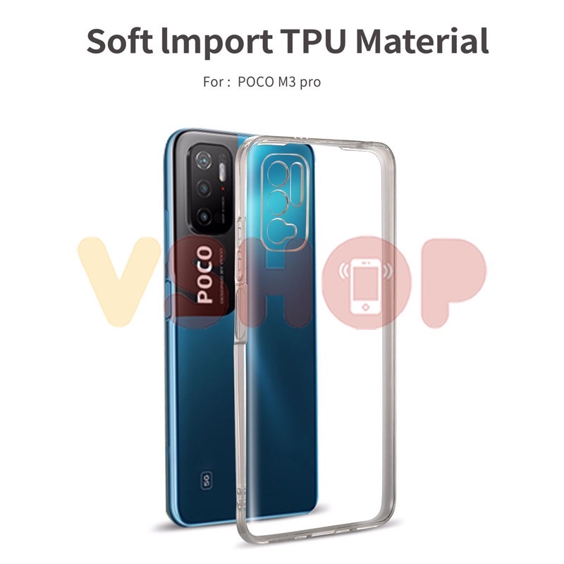 SOFTCASE TRANSPARAN XIAOMI REDMI NOTE 10 5G - POCOPHONE POCO M3 PRO 5G